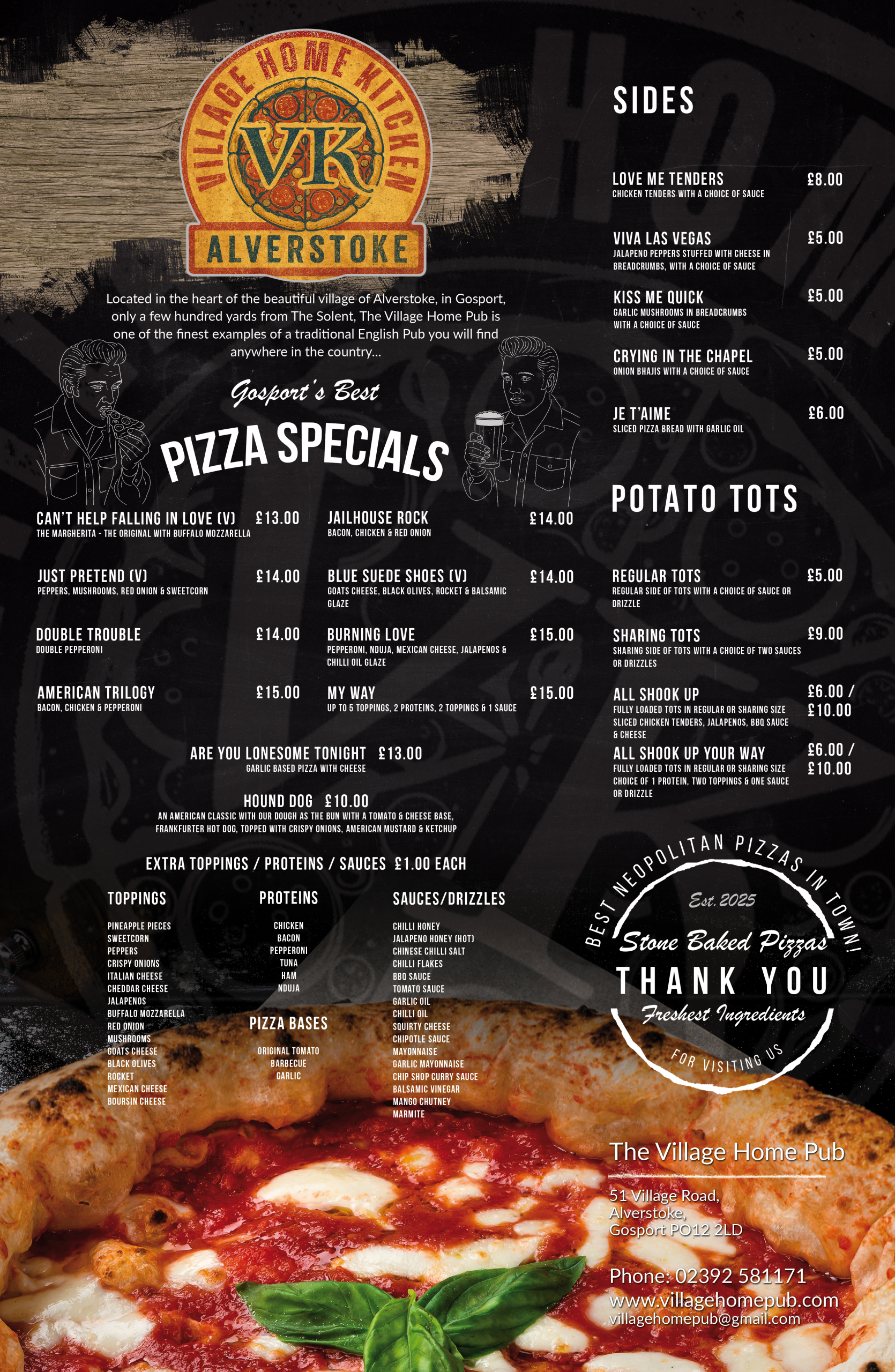 Village Kitchen Menu